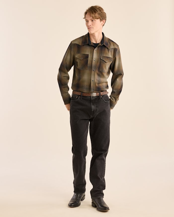 MEN'S PLAID SNAP-FRONT WESTERN CANYON SHIRT